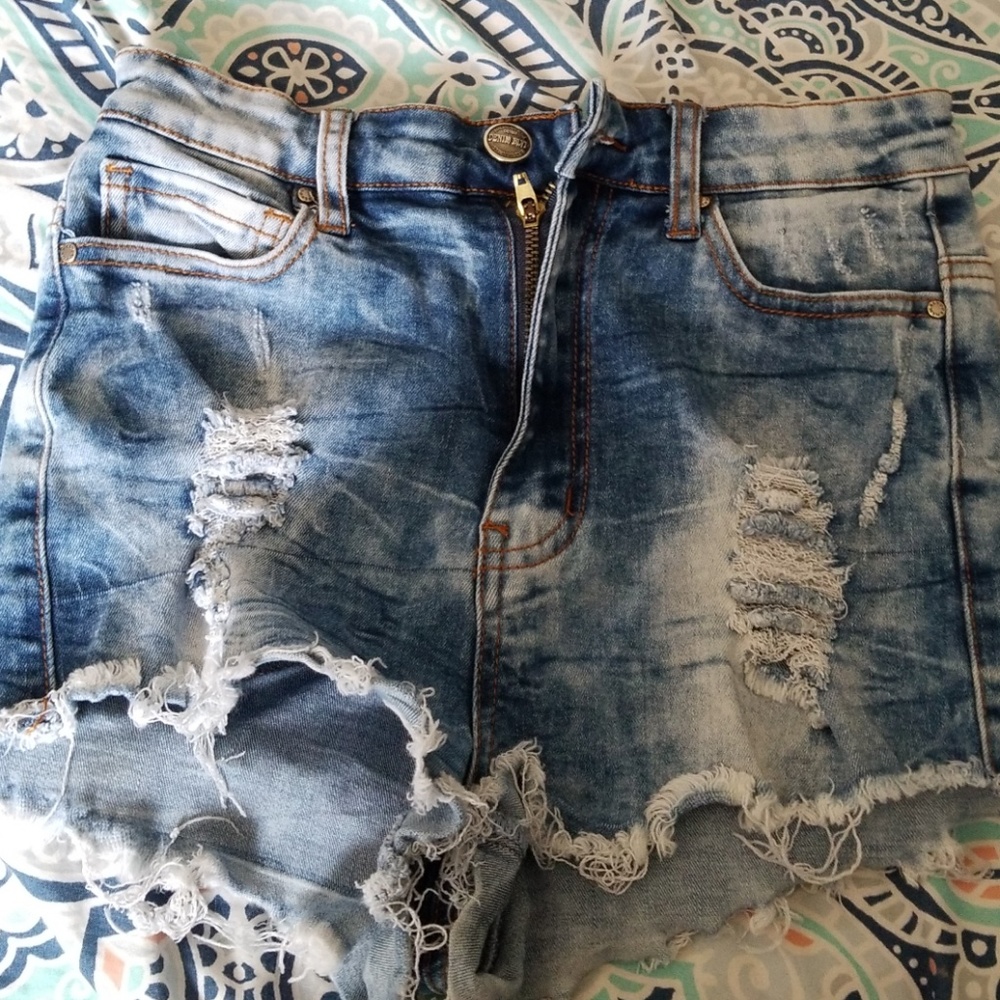 High waisted shorts